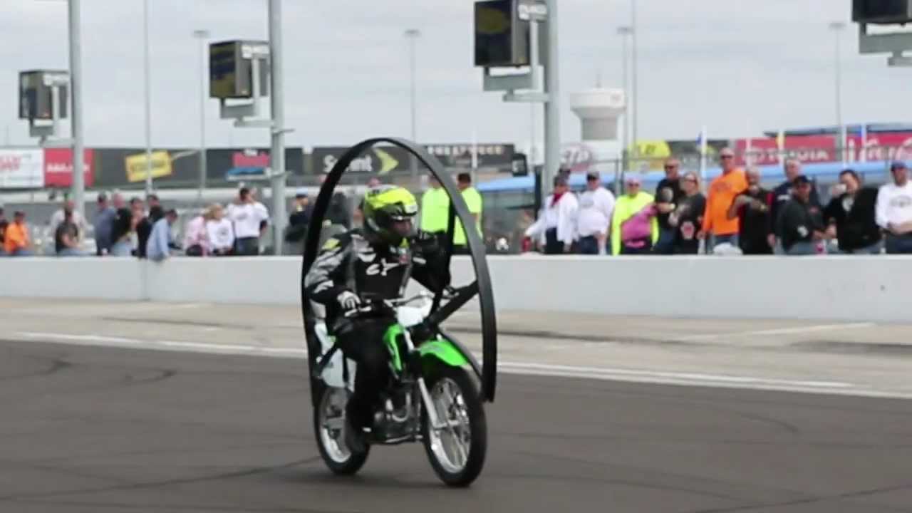 Crazy Dan Jackson Rolls Motorcycle 4 times !!!