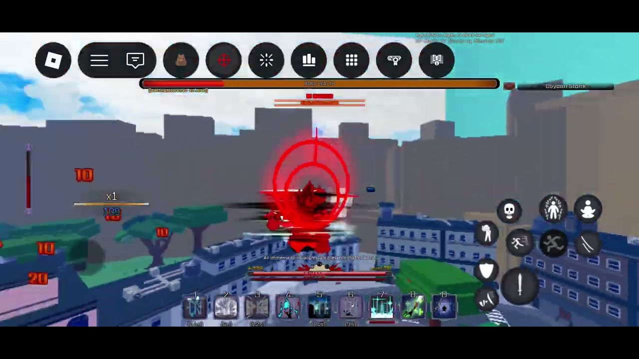 Soloing distorted starrk in roblox peroxide.