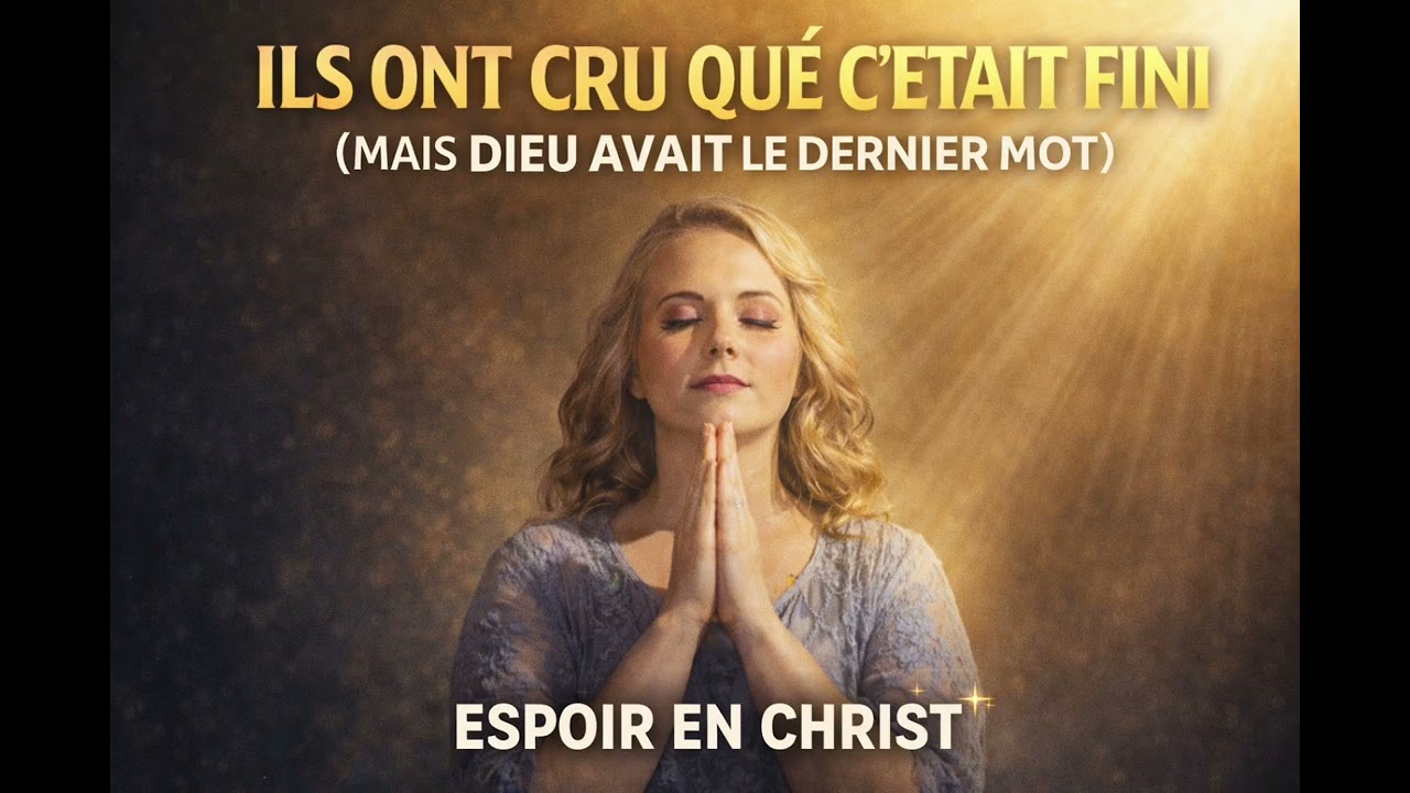 ILS ONT CRU QUE C’ÉTAIT FINI (Mais Dieu Avait Le Dernier Mot .