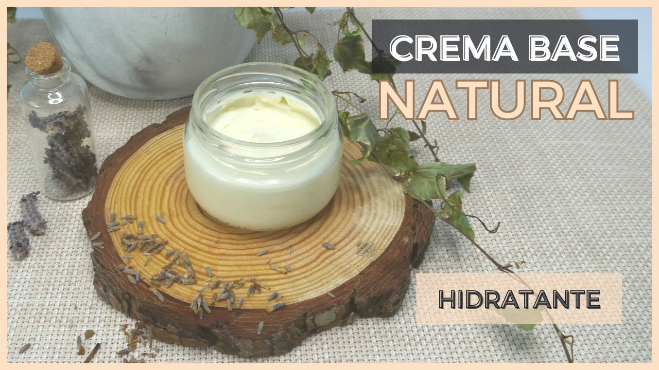 CREMA BASE HIDRATANTE NATURAL Y CASERA ¡MUY FÁCIL!  NO COMPRARÁS MÁS CREMAS🧴 😍
