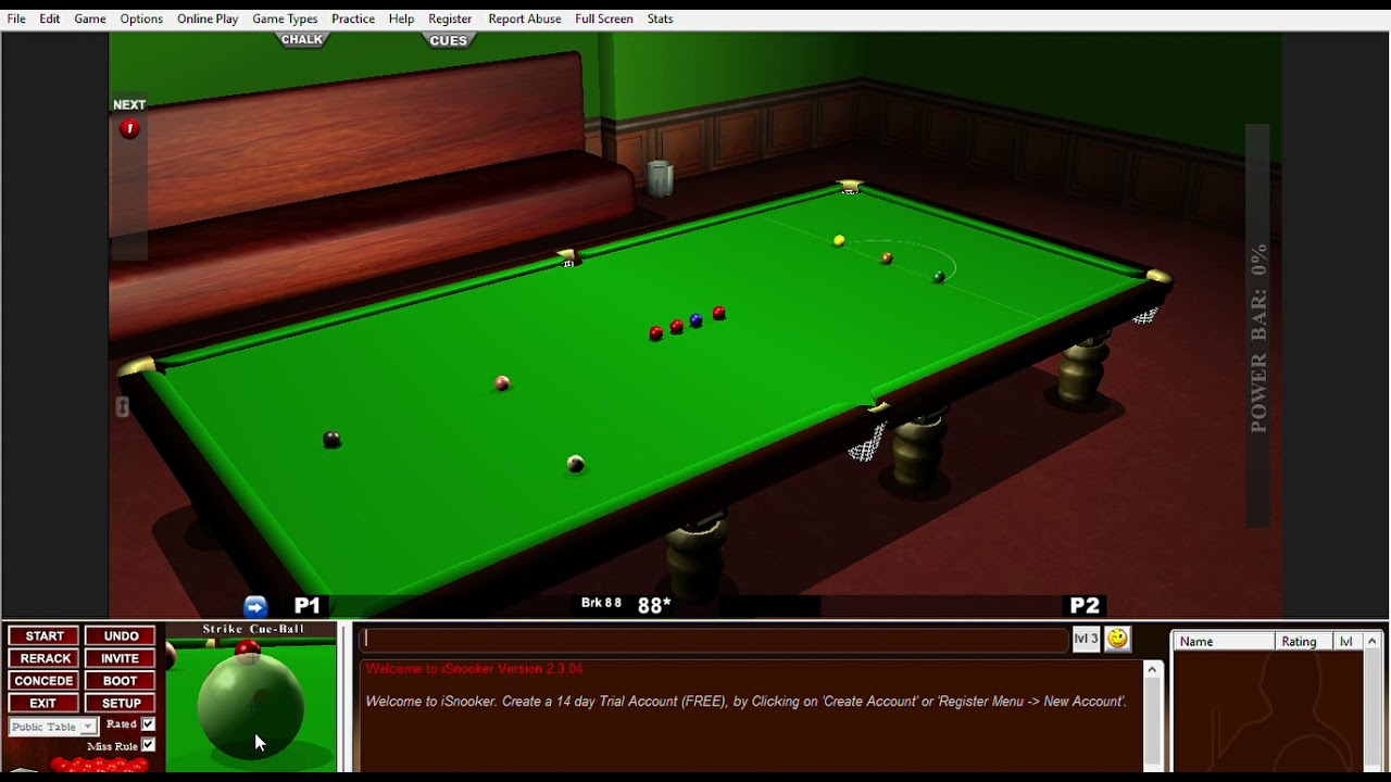 iSnooker 147 Line-Up (Semi-Pro)