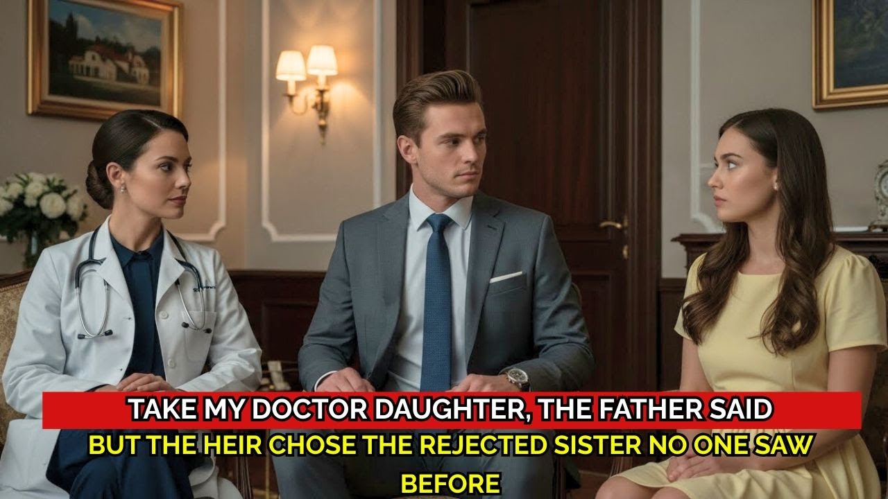 Take my doctor daughter, the father said—but the heir chose the rejected sister no one saw before