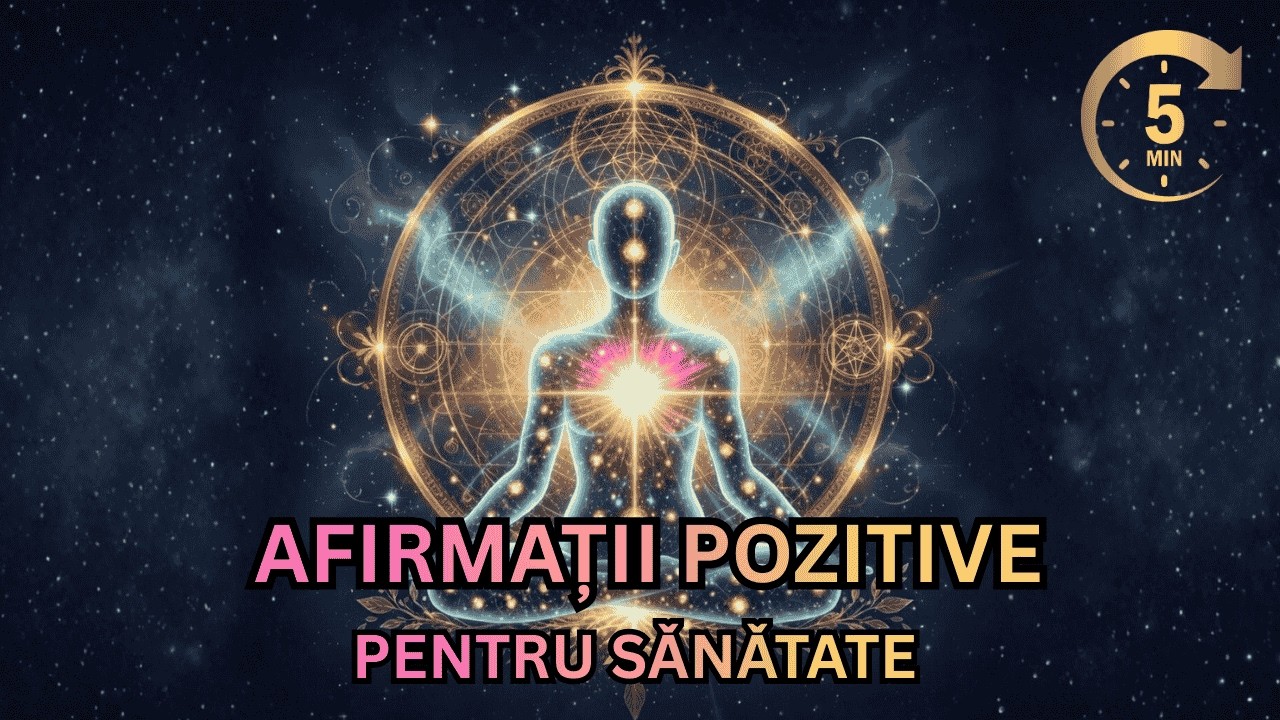 Afirmații Pozitive pentru Sănătate Radiantă (5 min)✨ Ascultă 21 de zile pentru a-ți regenera corpul