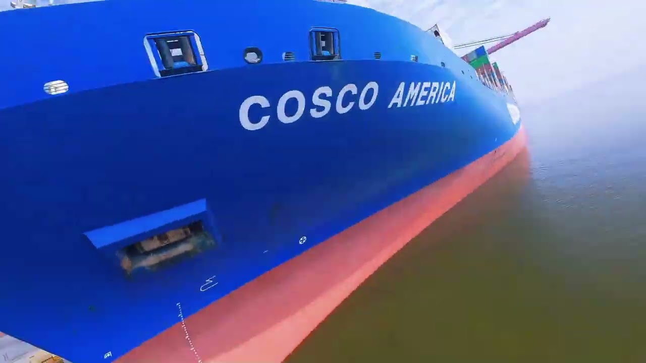 A 100-second aerial tour of Xiamen Yuanhai Container Terminal!