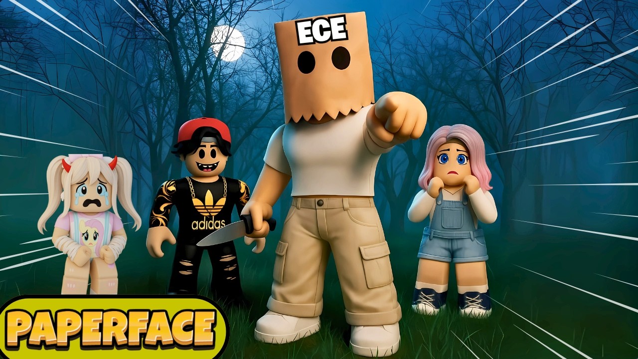 ARAMIZDA GİZLENEN HAİN KATİL KİM?😊AYŞEM ECE ARI💥ROBLOX PAPER FACE
