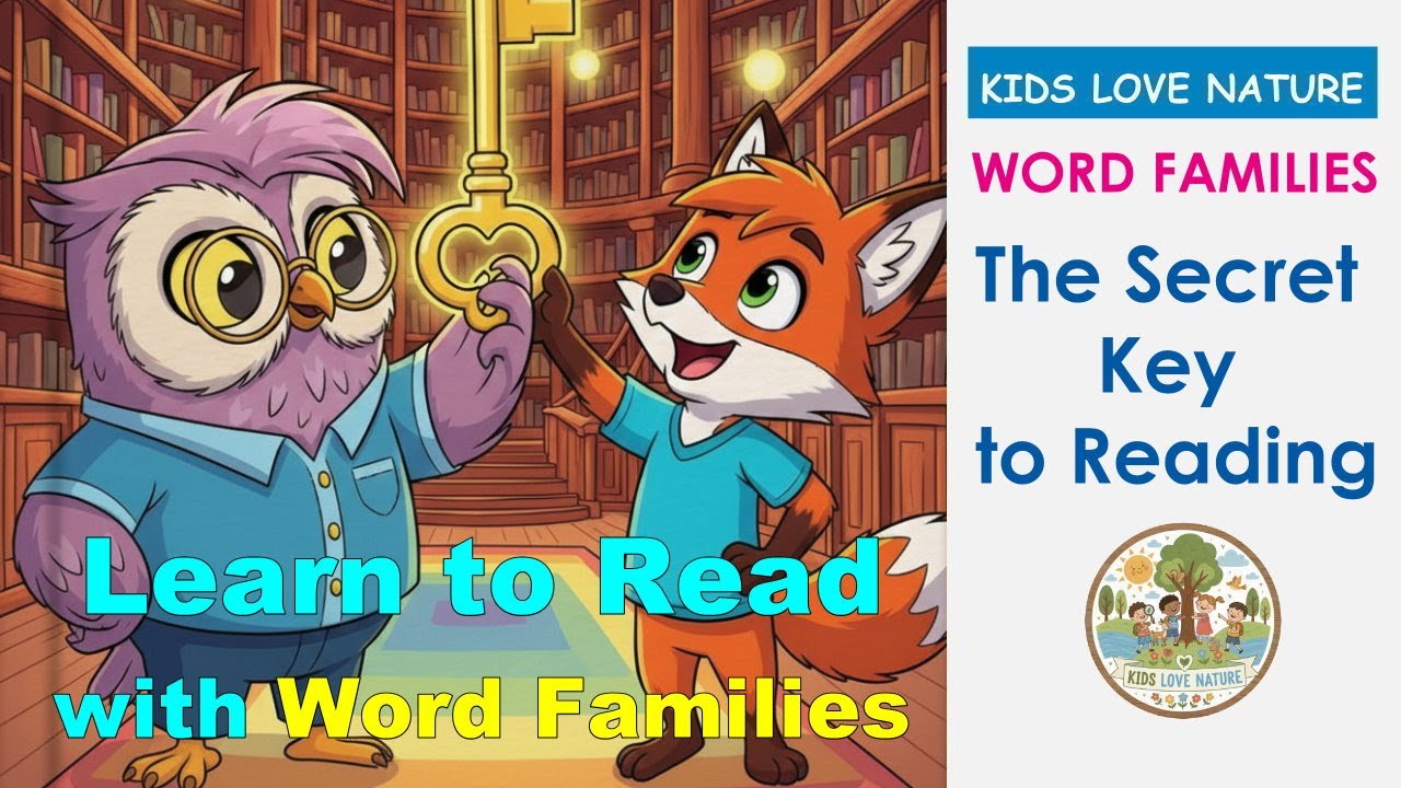 Learn to Read with Word Families! 📖 Part 1: -ack, -ain, -ake & More! (Phonics for Kids)
