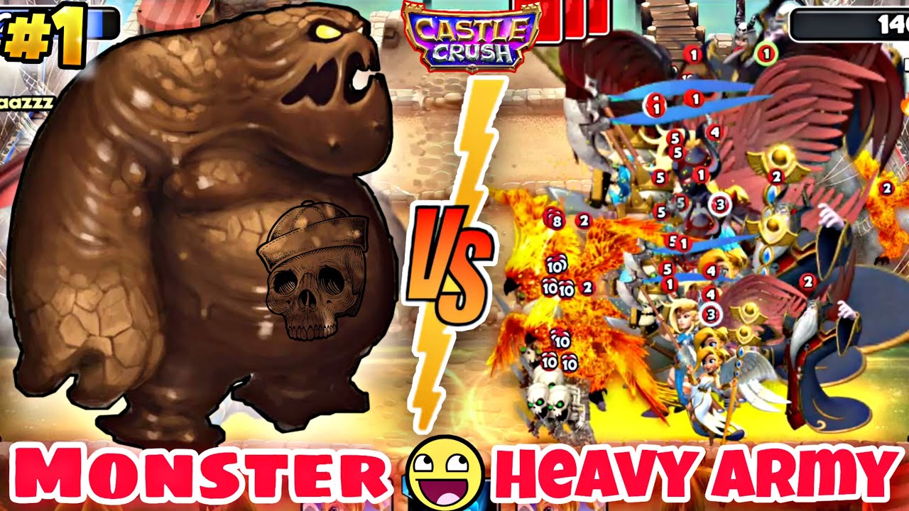 Castle Crush 🔥 MONSTER SIZE MUD ELEMENT vs HEAVY RUSH ARMY 🔥 Disaster Fight 🔥 Castle Crush Gameplay