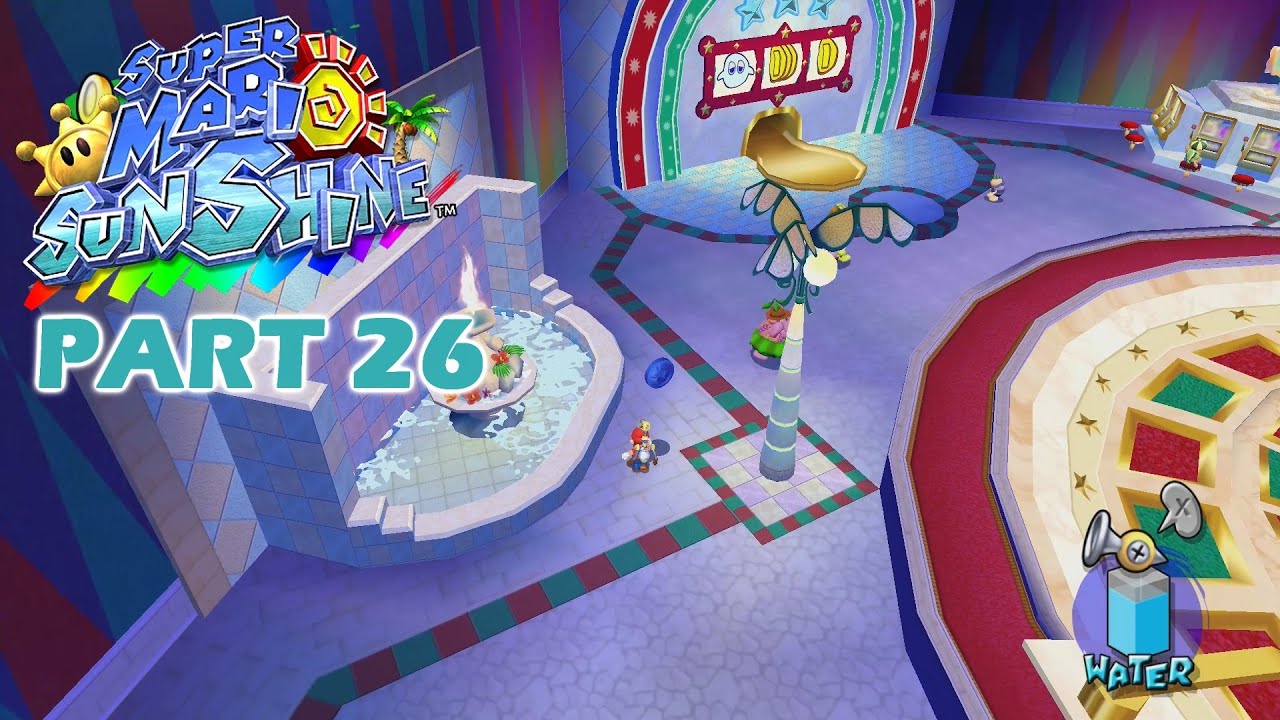 Super Mario Sunshine (Switch) Part 26 ~ I Got all the Blue Coins, in Sirena Beach.