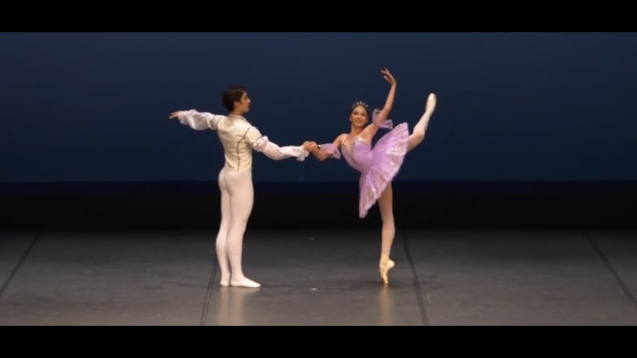 Classical pas de deux with Roman Hudzeleu. Tokyo Japan.