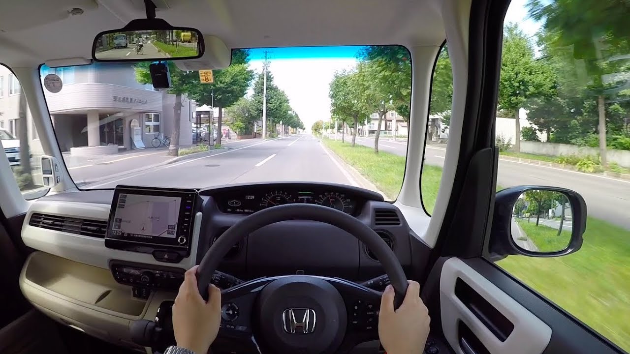 【試乗動画】2017/2018 新型 ホンダ N-BOX  G・EX  Honda SENSING 4WD - 市街地試乗