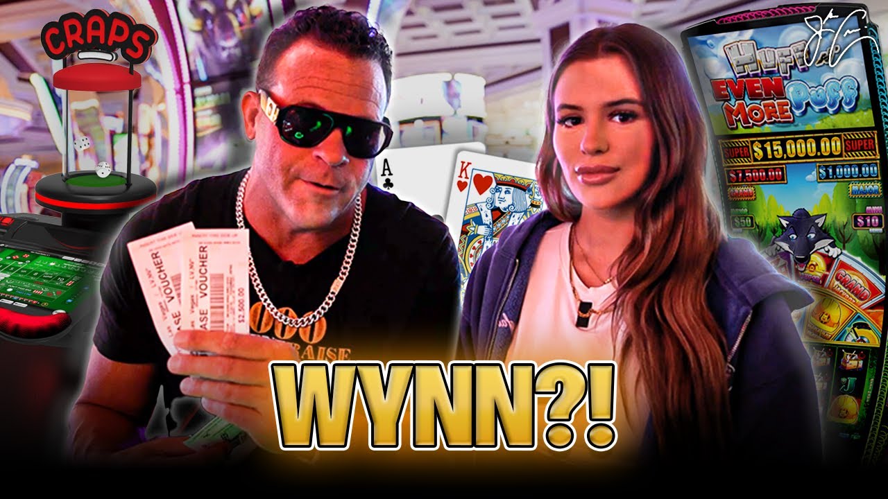 John & Anastasia Take on the Wynn – Blackjack, Slots & More!