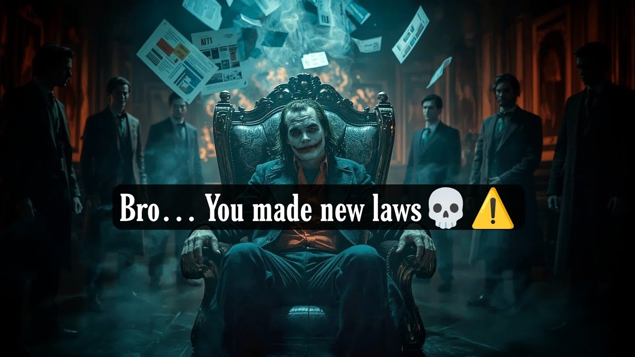 BRO… THEY HAD A RULEBOOK — YOU LIT IT ON FIRE 🔥📖 | JOKER SPEECH DARK MOTIVATION