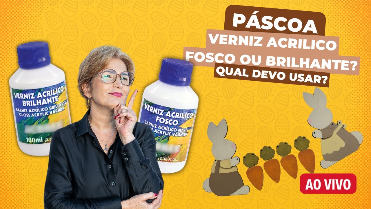 🎨🐰 VARAL de COELHOS, VERNIZ  e DECORAÇÃO + Sorteio para membros!! #aula962