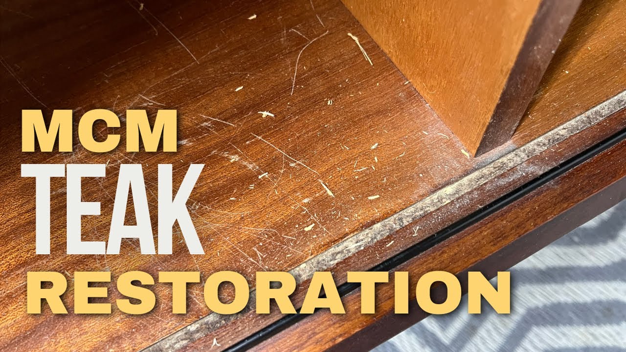 RESTORING a Teak MCM Buffet! 😉