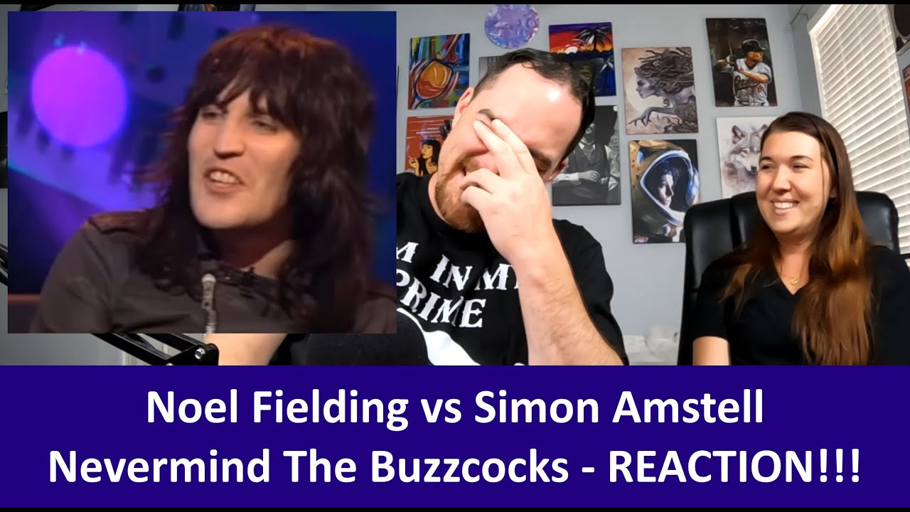 Реакция американцев на Ноэля Филдинга и Саймона Амстелла — Nevermind The Buzzcocks РЕАКЦИЯ