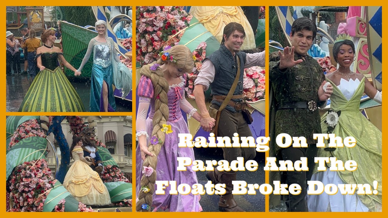 Festival Of Fantasy Parade Float Breaks Down Characters Had To Get Off And Walk The Rest Of The Way