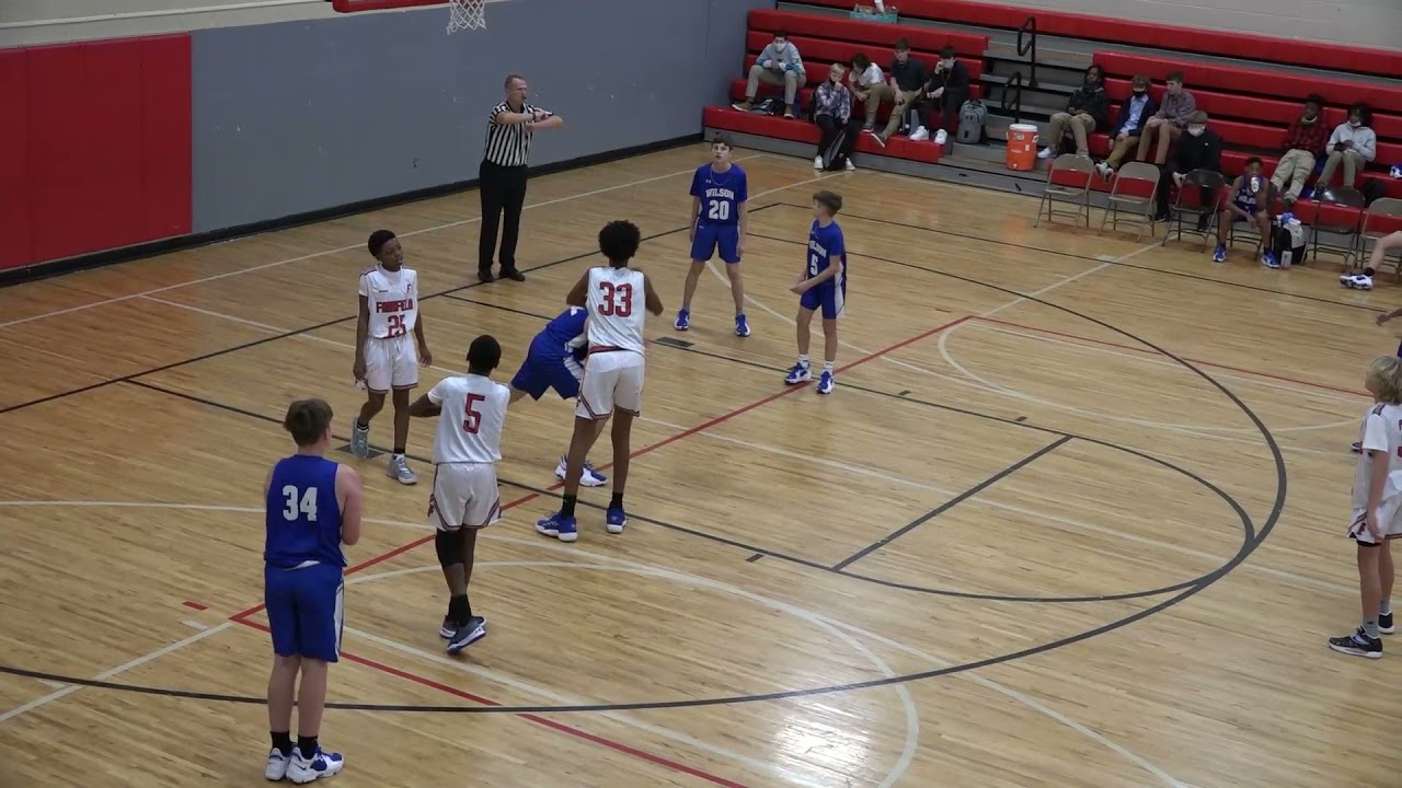 Wilson VS Fairfield Crossroads 7th Grade Basketball 12-6-21