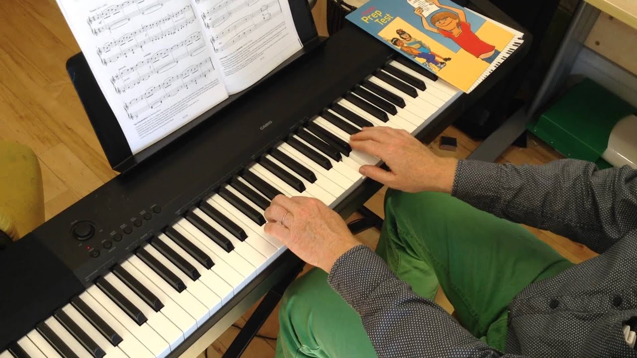 Mr G plays piano piece B1