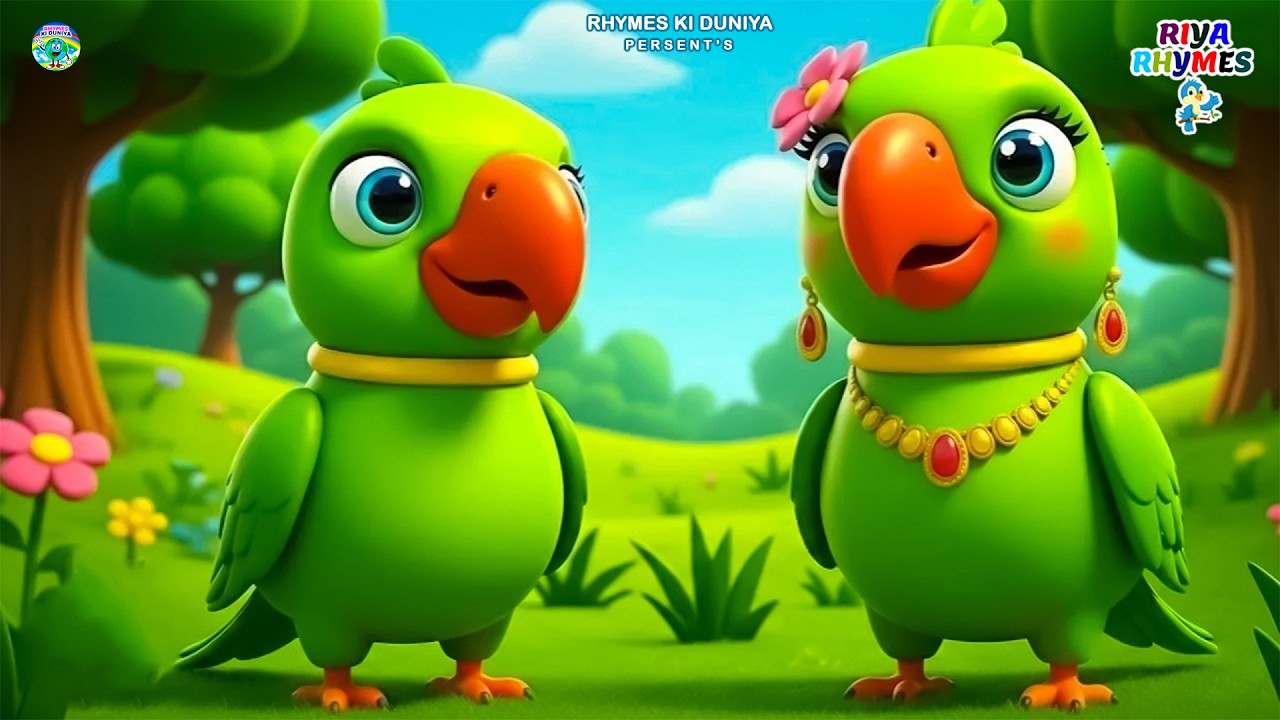 Main Tota Main Tota | I am a parrot, I am a parrot | Balgeet in Hindi | Rhymes for Kids | Rhymes ...