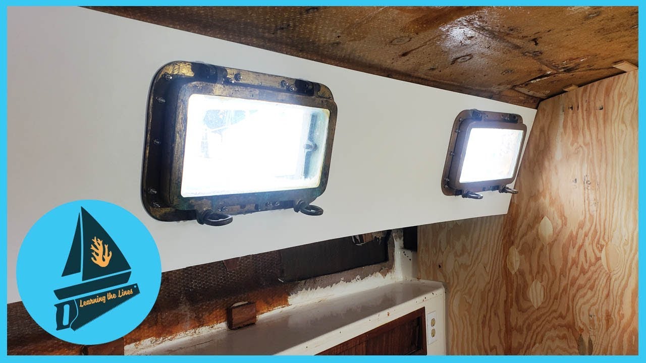50. Bulkhead Replacement and Major Portlight Upgrade | Learning the Lines - DIY Sailing