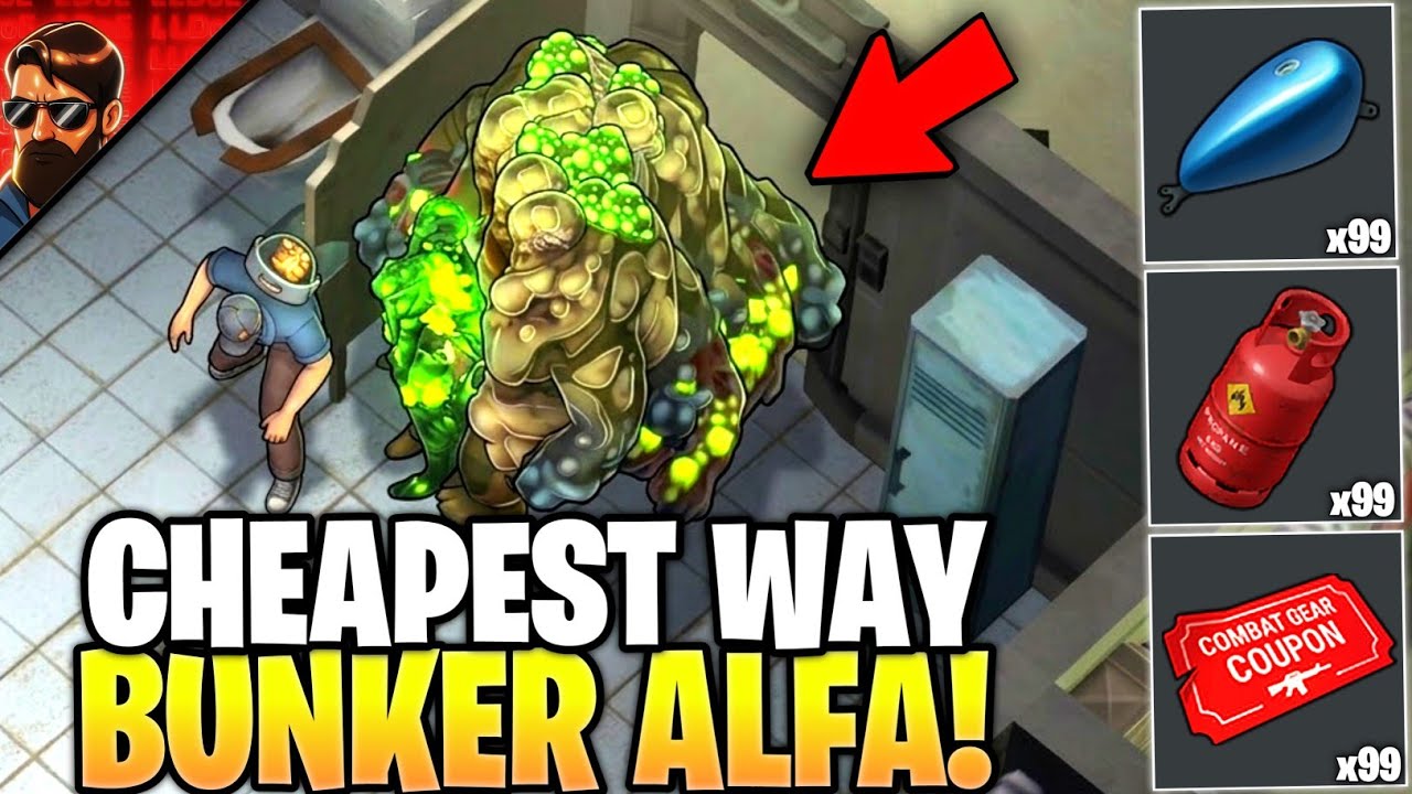 CHEAPEST WAY TO CLEAR BUNKER ALFA! (GRENADE TRICK) Beginner Guide - Last Day on Earth: Survival