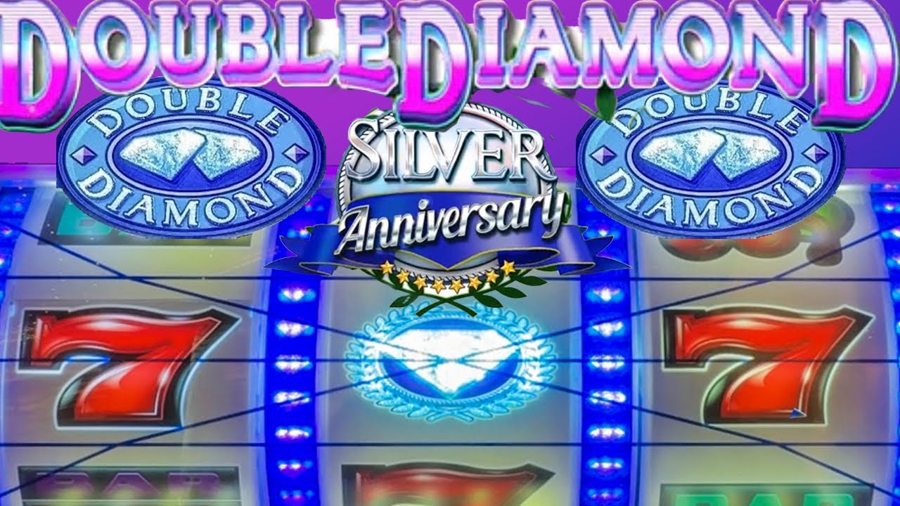 Old School Double Diamond Casino 3 Reel 5 Line Slot Classic