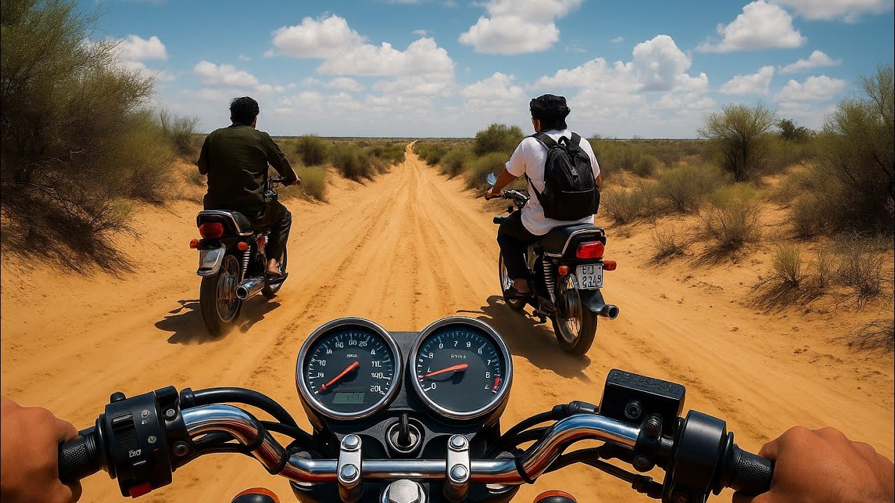 Honda 125 Desert Race | GoPro Footage of High-Speed 125cc Bikes in Deep Sand