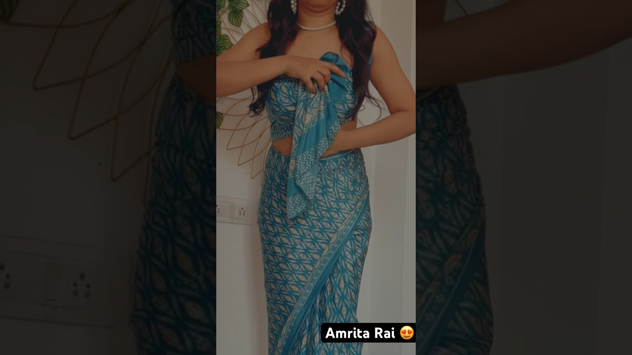 1 Minute Saree Drap Dress| 😇#fashion #viralvideo #shots #youtubeshorts #trending #shortvideo #viral