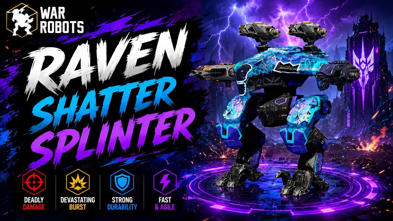 War Robots - RAVEN SHATTER SPLINTER is INSANE! ⚡
