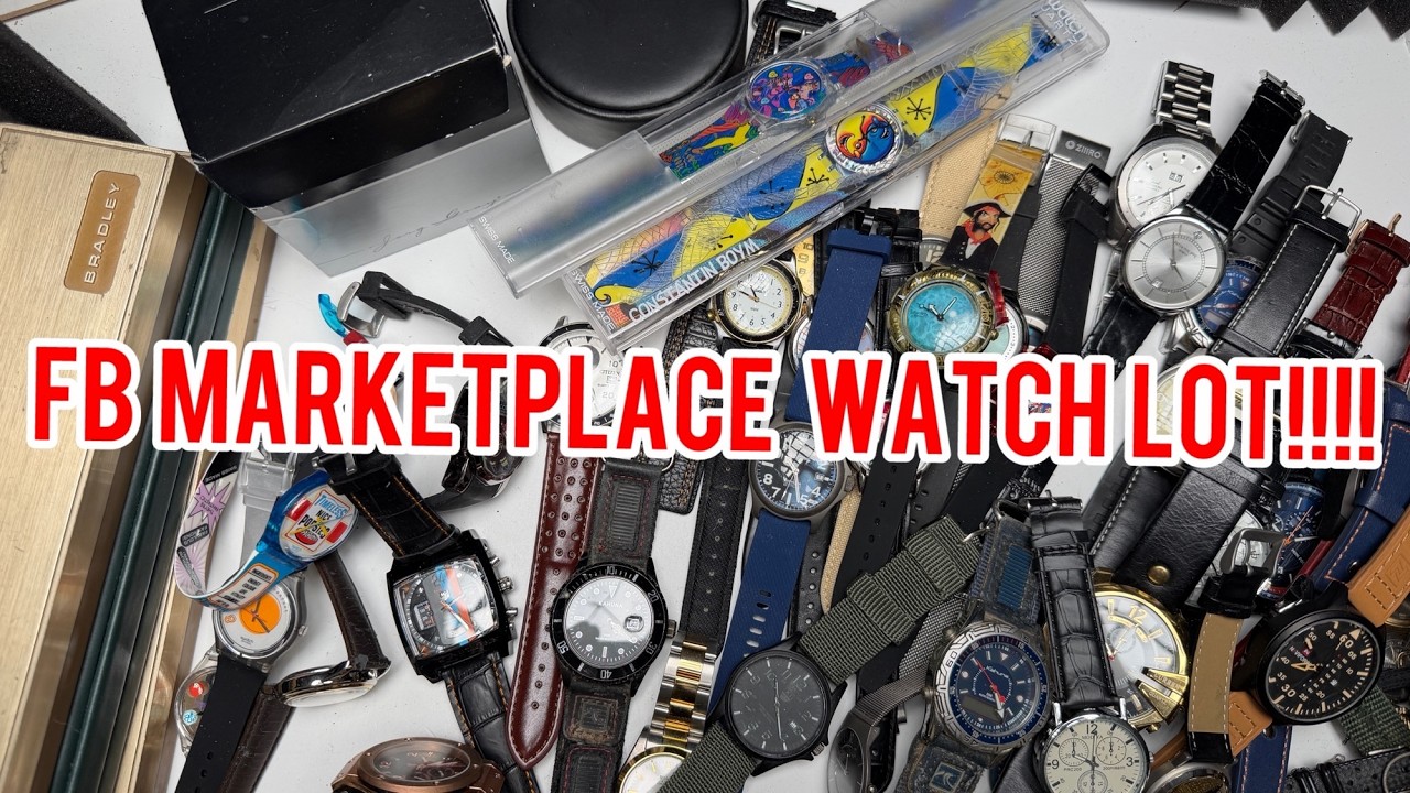 Этот лот часов на Facebook Marketplace принес ОГРОМНУЮ прибыль.