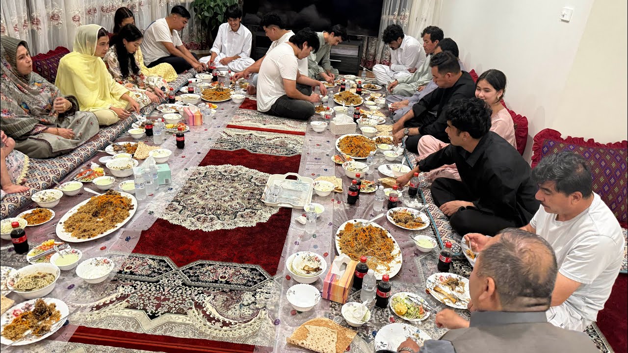Dinner for my relatives who have come from Pakistan🇵🇰🇦🇺 مهمانی برای دوستانم که از پاکستان آمده ‌اند