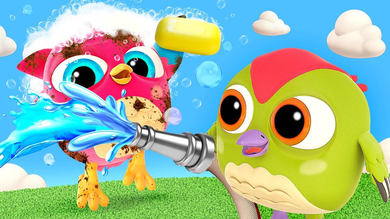 Sale ou Propre ? Pluie, boue et châteaux de sable ! Chansons pour bébés