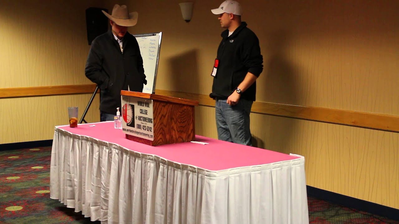 Day #2 of Auction School February 2014 With Matt Lowery