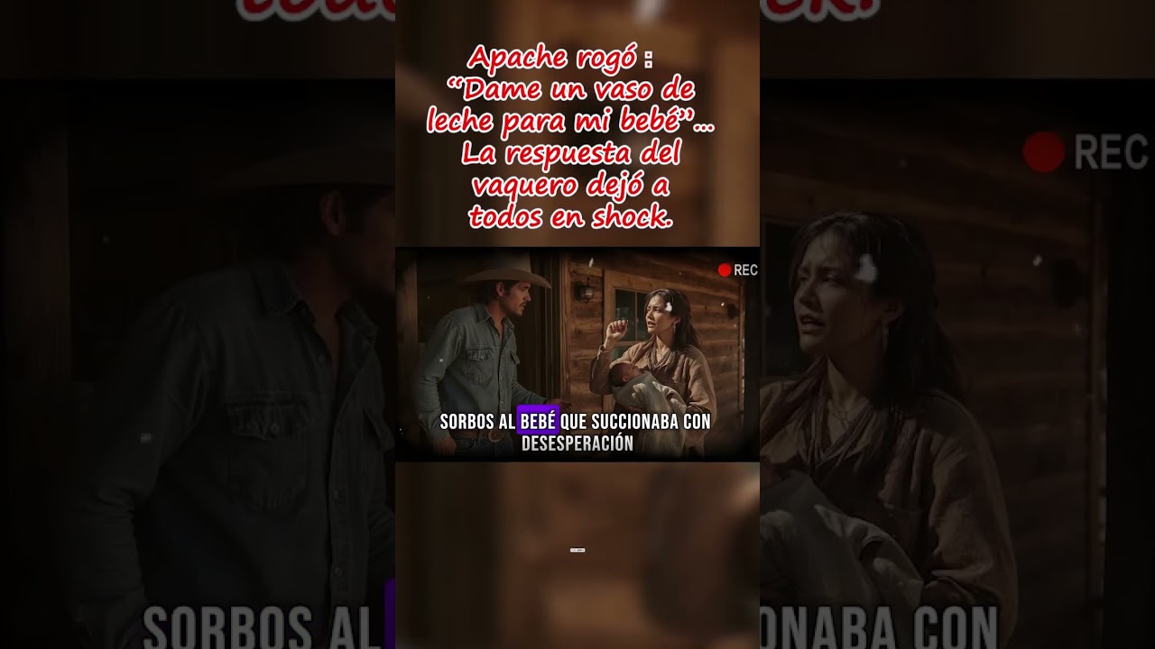 Apache rogó “Dame un vaso de leche para mi bebé” La respuesta del vaquero dejó a todos en sho