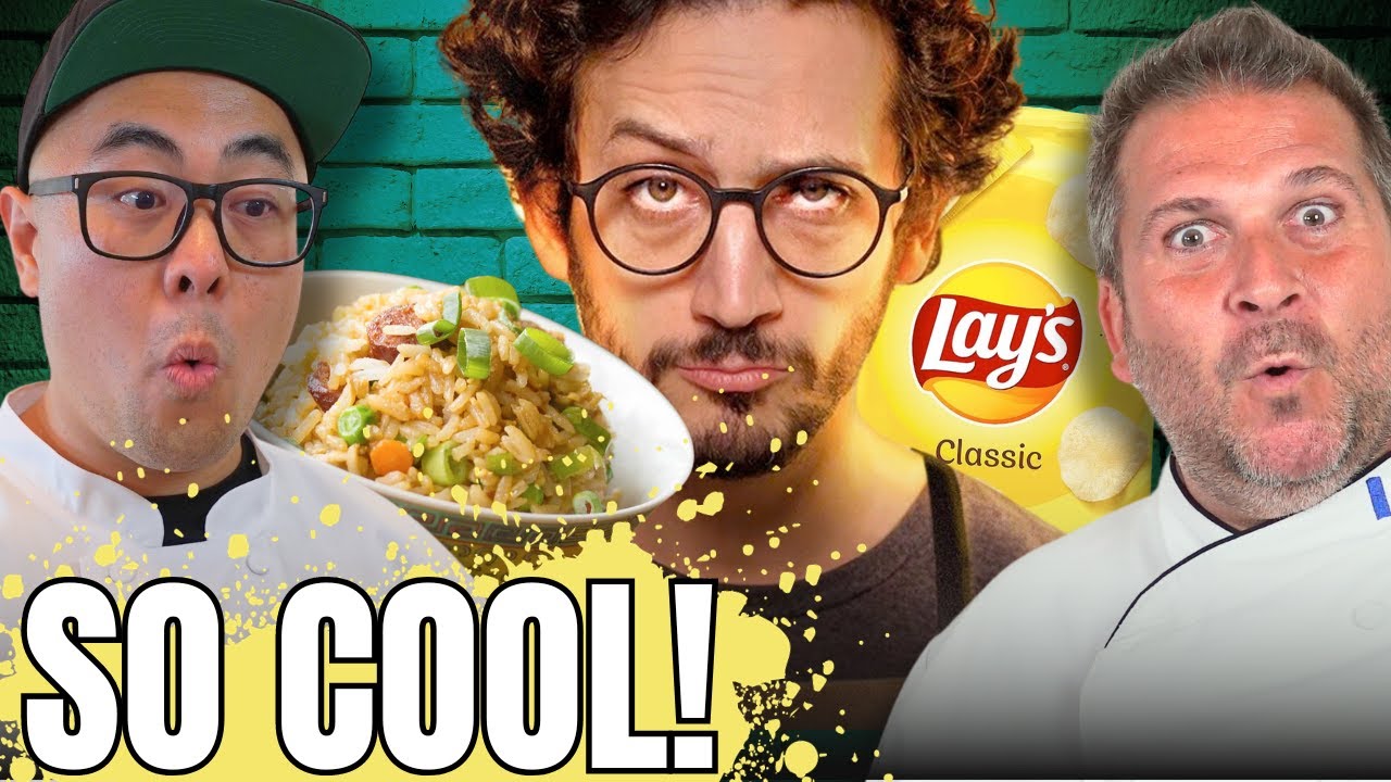 ALEX THE French Guy makes FRIED RICE with LAY’S POTATO CHIPS? Pro Chef Reacts