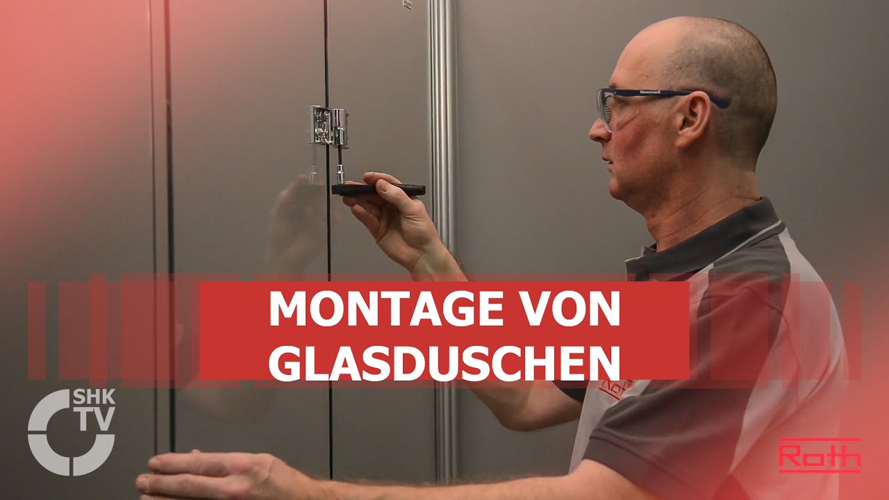 Roth: Montage von Glasduschen | SHK-TV