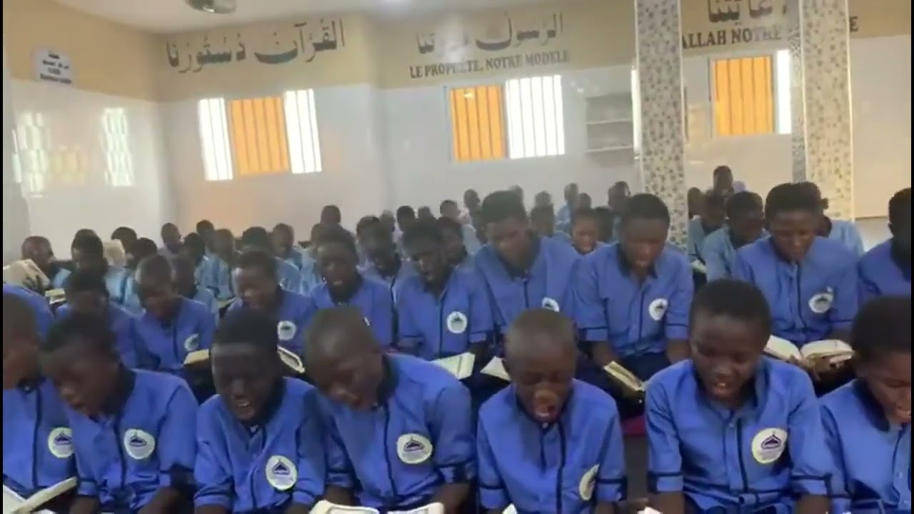 Quran recitation-group reviewing -Senegal-Africa