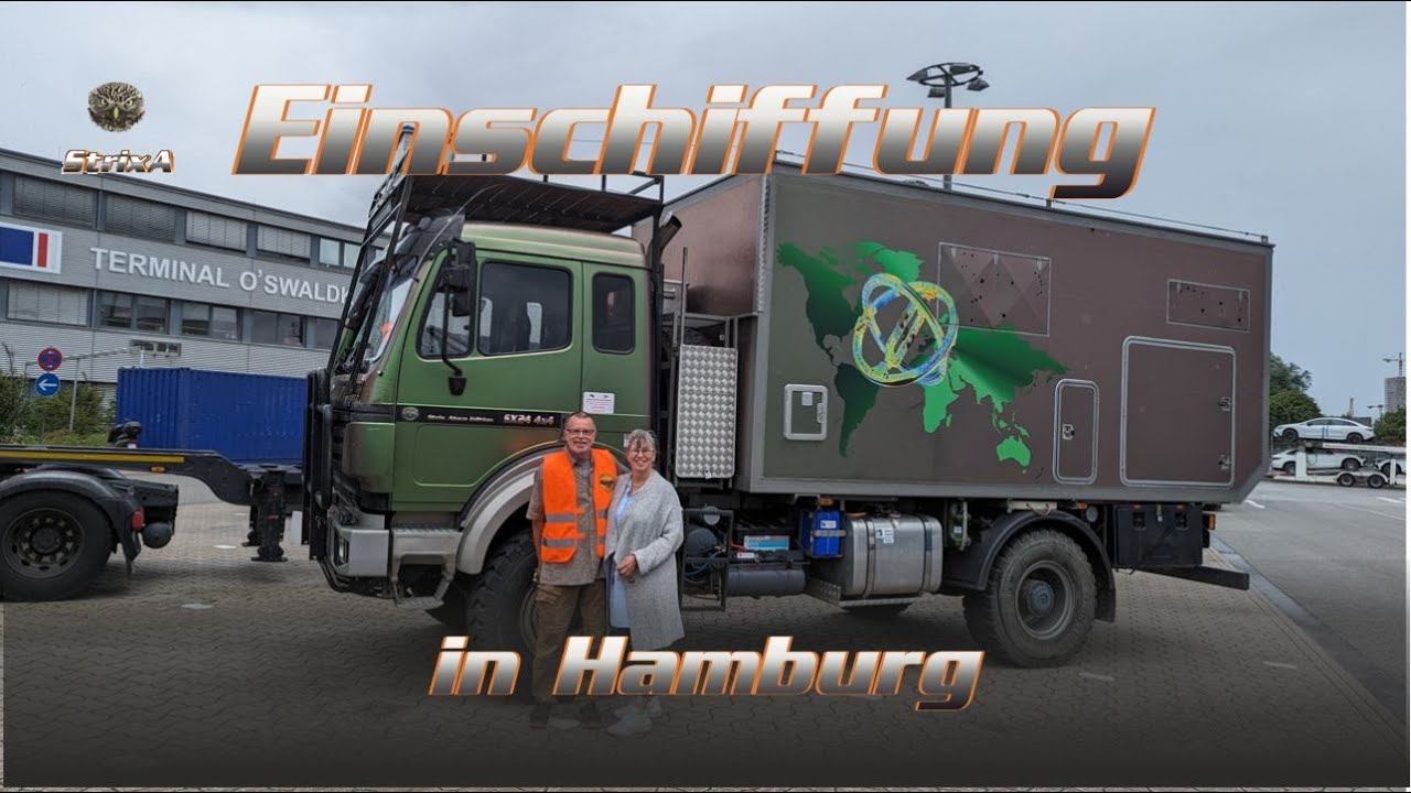 Einschiffung in Hamburg