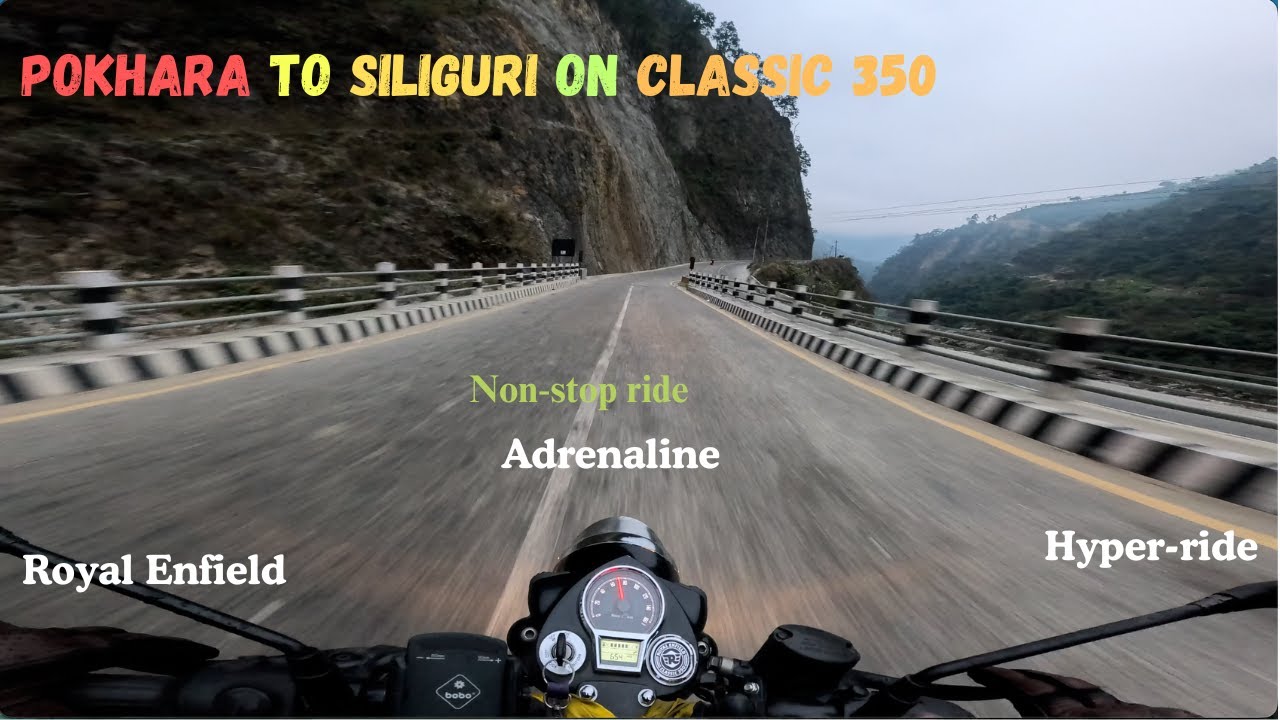 Pokhara To Siliguri on Classic 350 Reborn #mustangride #muktinathtemple #nepal #pokhara