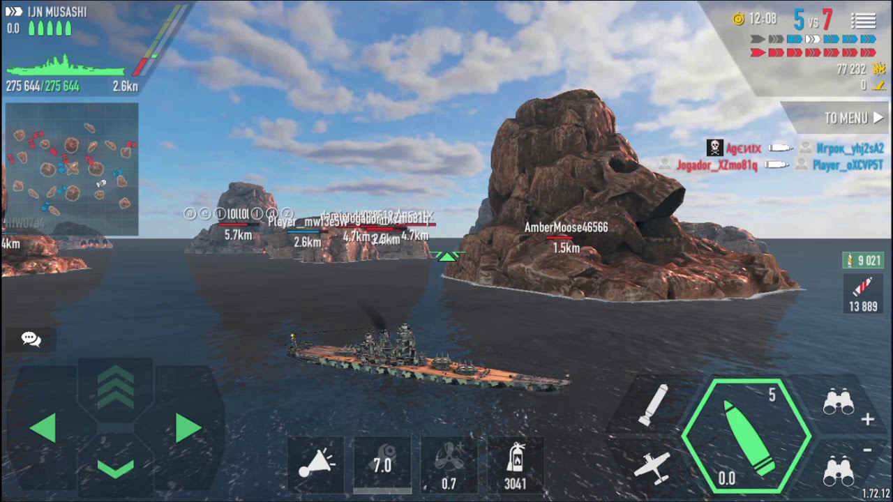 [Battle of warships] Japanese MUSASHI the YAMATO sister!