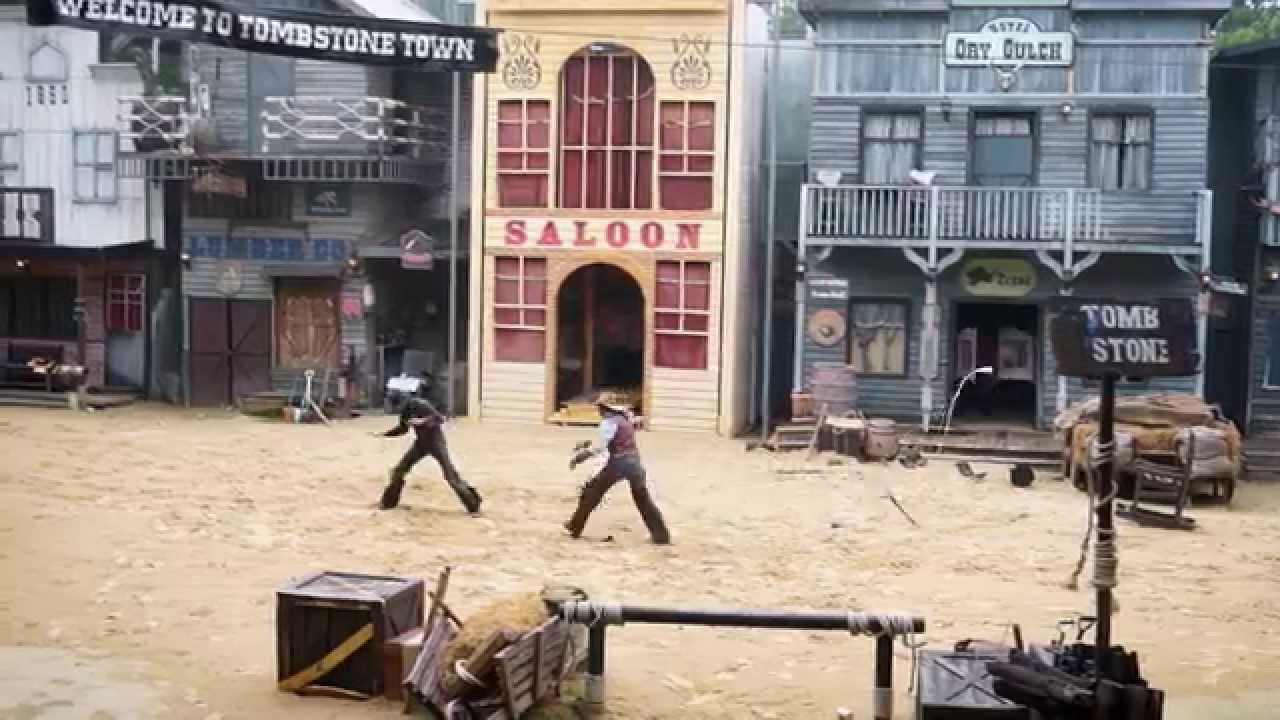 คาวบอยสตั้นท์โชว์ Cowboy Stunt @ Safari World ( 19-07-2558 )
