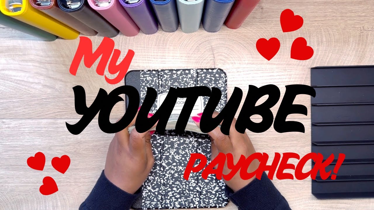 Cash Stuffing my Youtube Paycheck! #cashstuffing