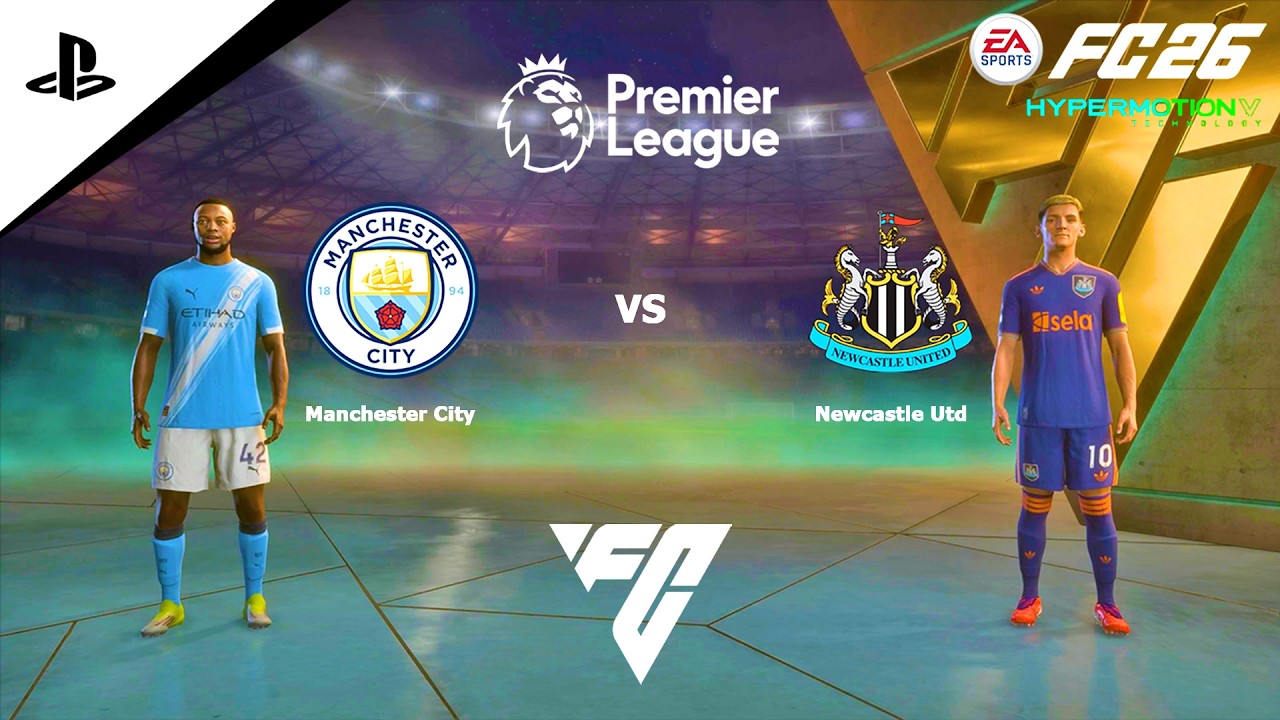 FC 26 PS4 - Manchester City vs Newcastle United | Premier League matches