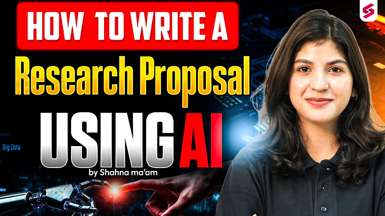 How To Write Research Proposal Using AI Tools? | Research Proposal For PhD Admission 2026 By Shahna