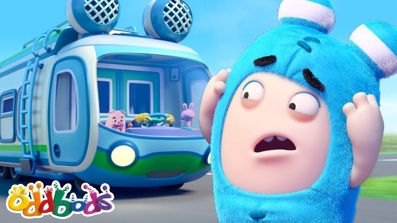 Crazy Car Trouble! 🚘 | Oddbods | Funny Cartoons for Kids | Moonbug Kids Express Yourself!