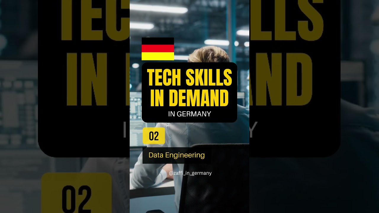 Skills in Demand in Germany | #techskills #workabroad #dataengineers #datavisualization #bigdata