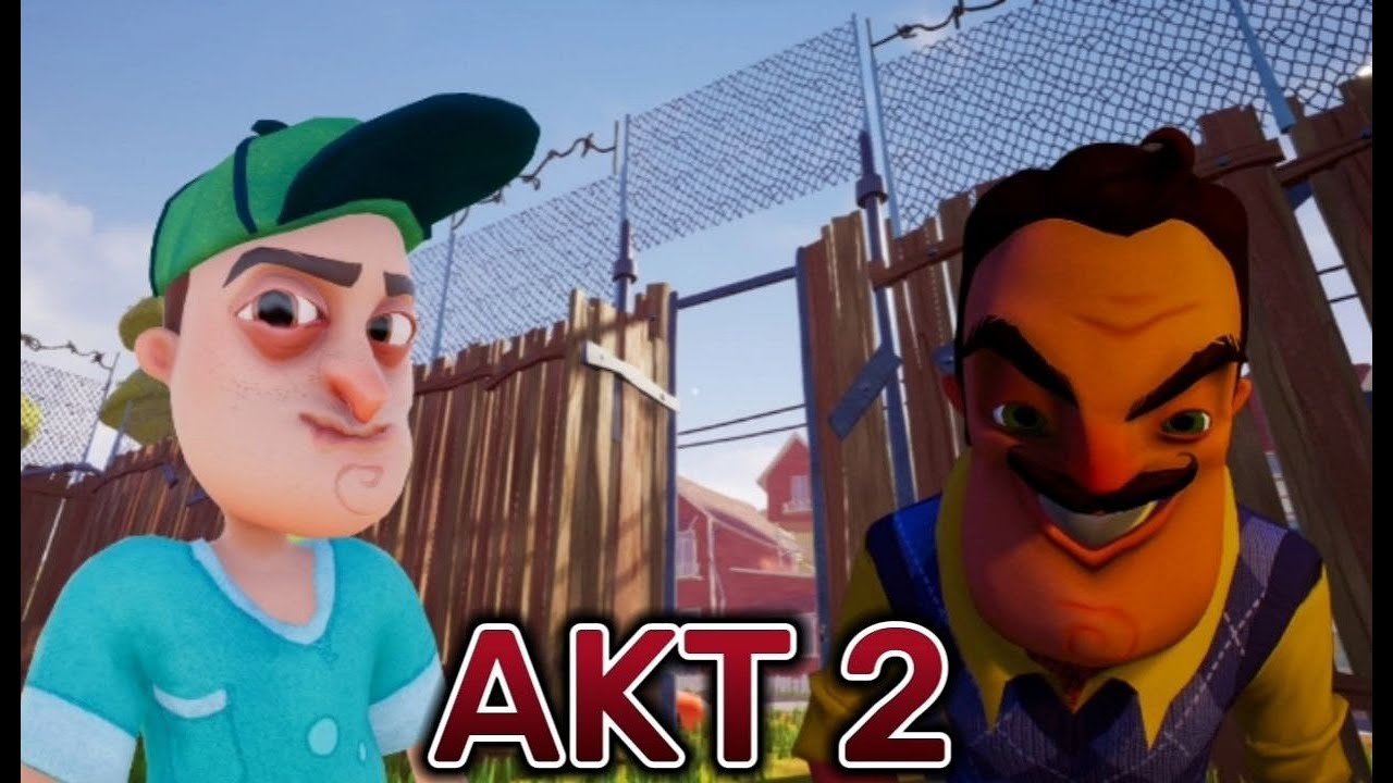 Я СБЕЖАЛ! Побег от соседа в Hello Neighbor