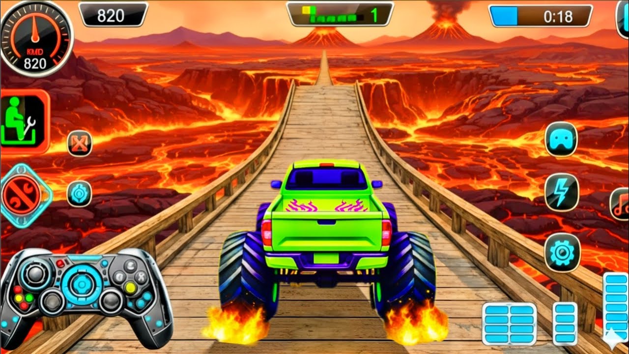 Flying Truck Racing Game: Sky-High Stunts! 🚗 For Toddlers#truckgame