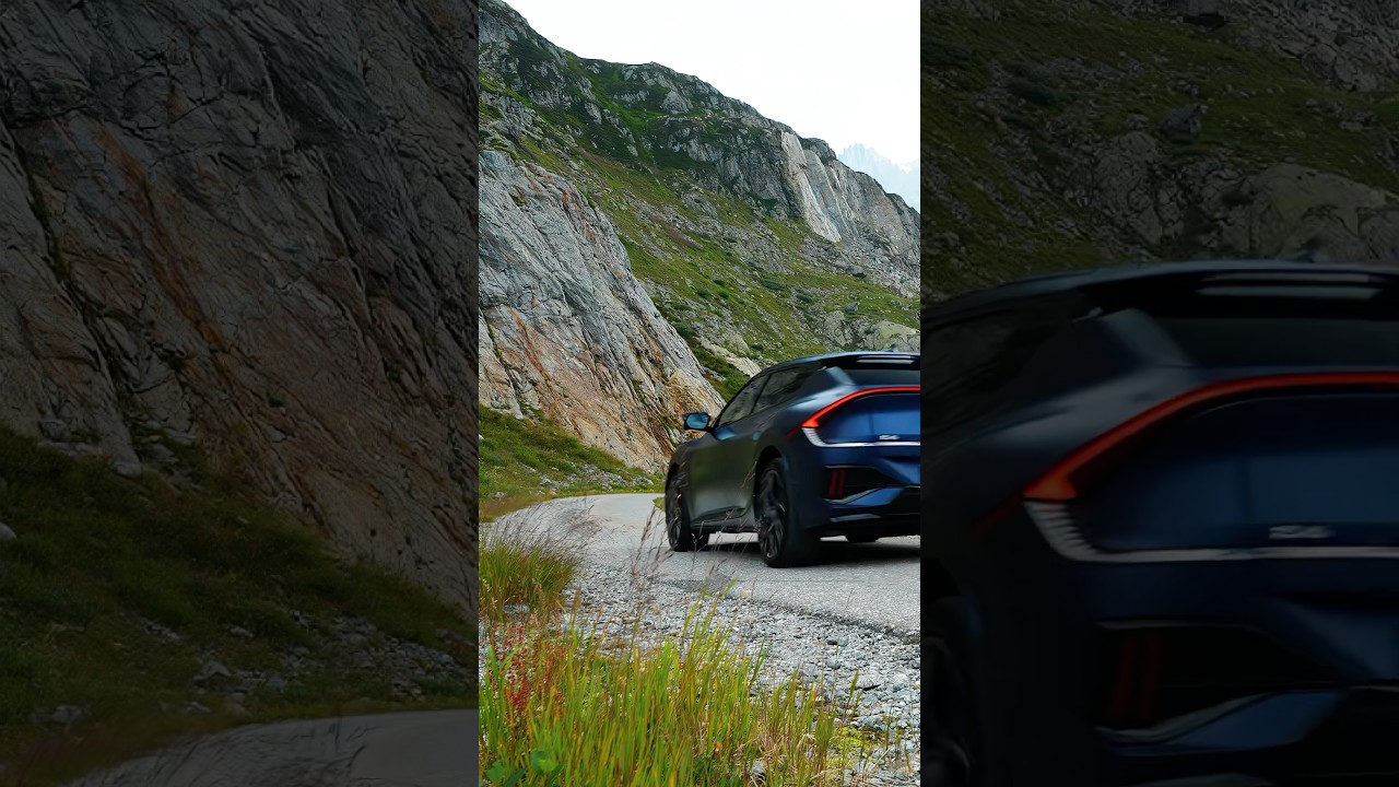 ASMR Drive to the Swiss Alps 🏔️ #asmr #swissalps #cars #automobile