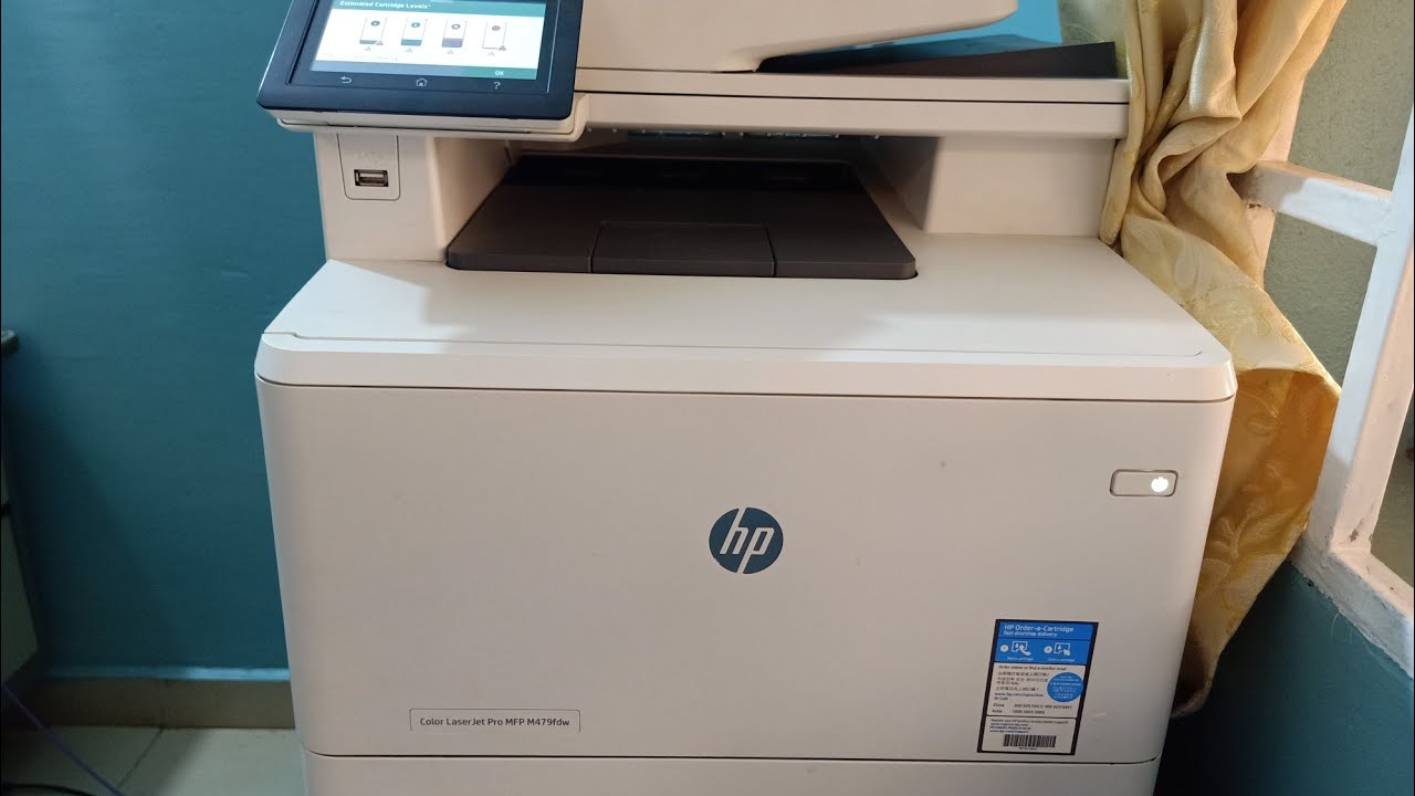 replace toner hp color laserjet pro mfp m479fdw with old chip by your self(ចែករំលែក)